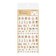 Relaxing Brown Sticker Sheet by Furukawashiko