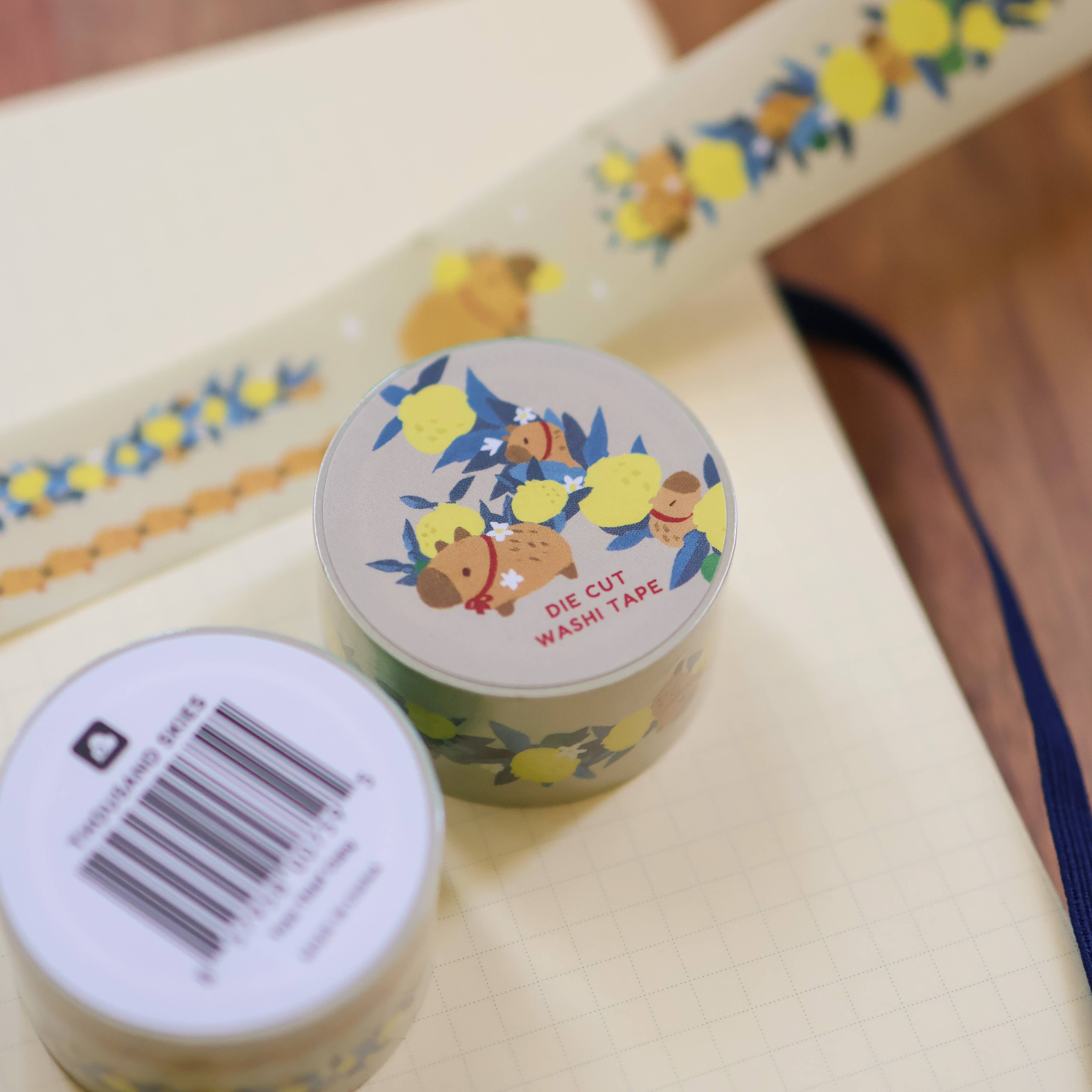 Kiss Cut Washi Tape - Yuzu Thief Capy