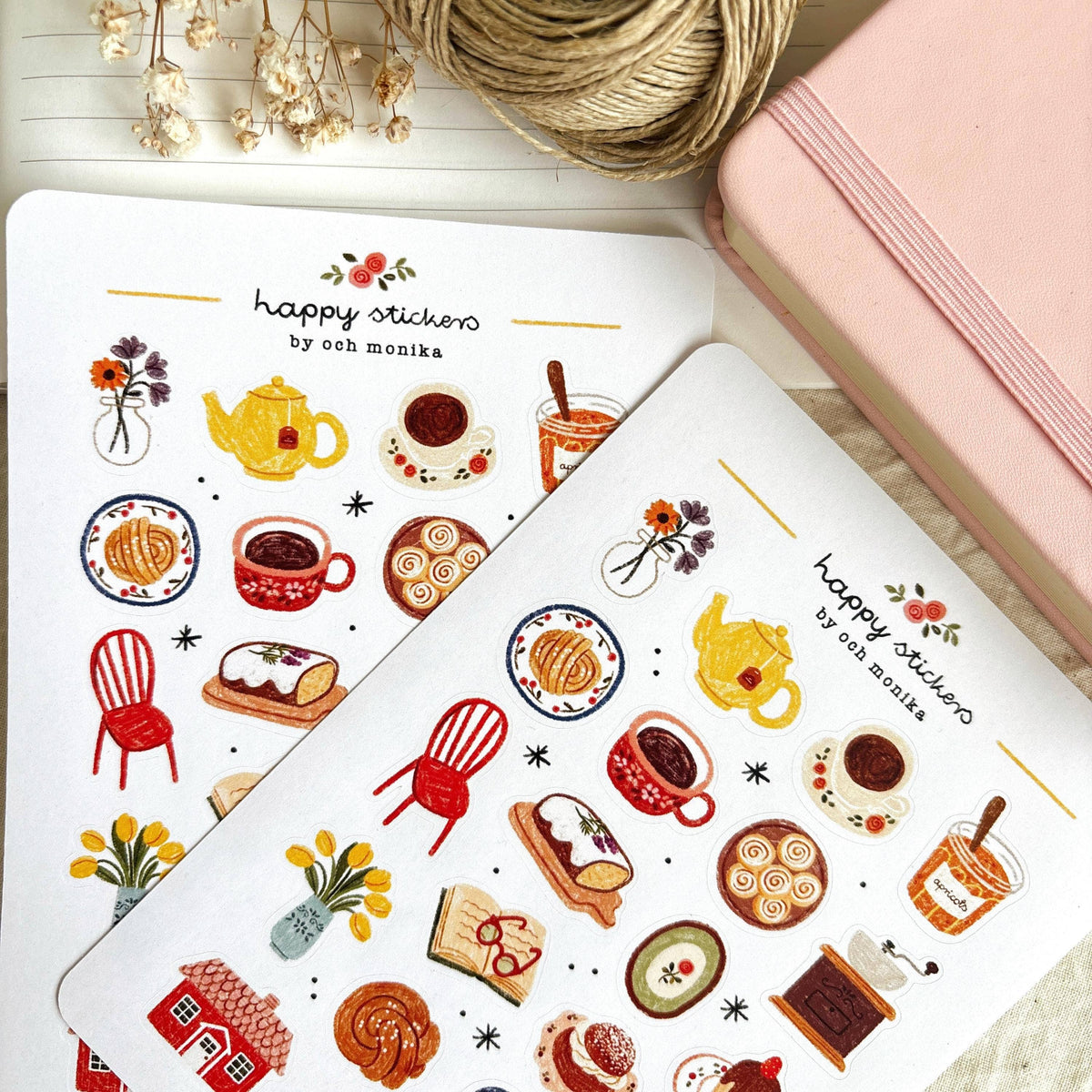 Fika Sticker Sheet | Och Monika