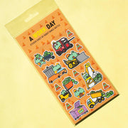 A Work Day Planner Sticker Sheet | Robot Dance Battle - Papertail Fox