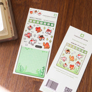 Goldfish Tracker Clear Sticker Sheet by Thousand Skies | Papertail Fox