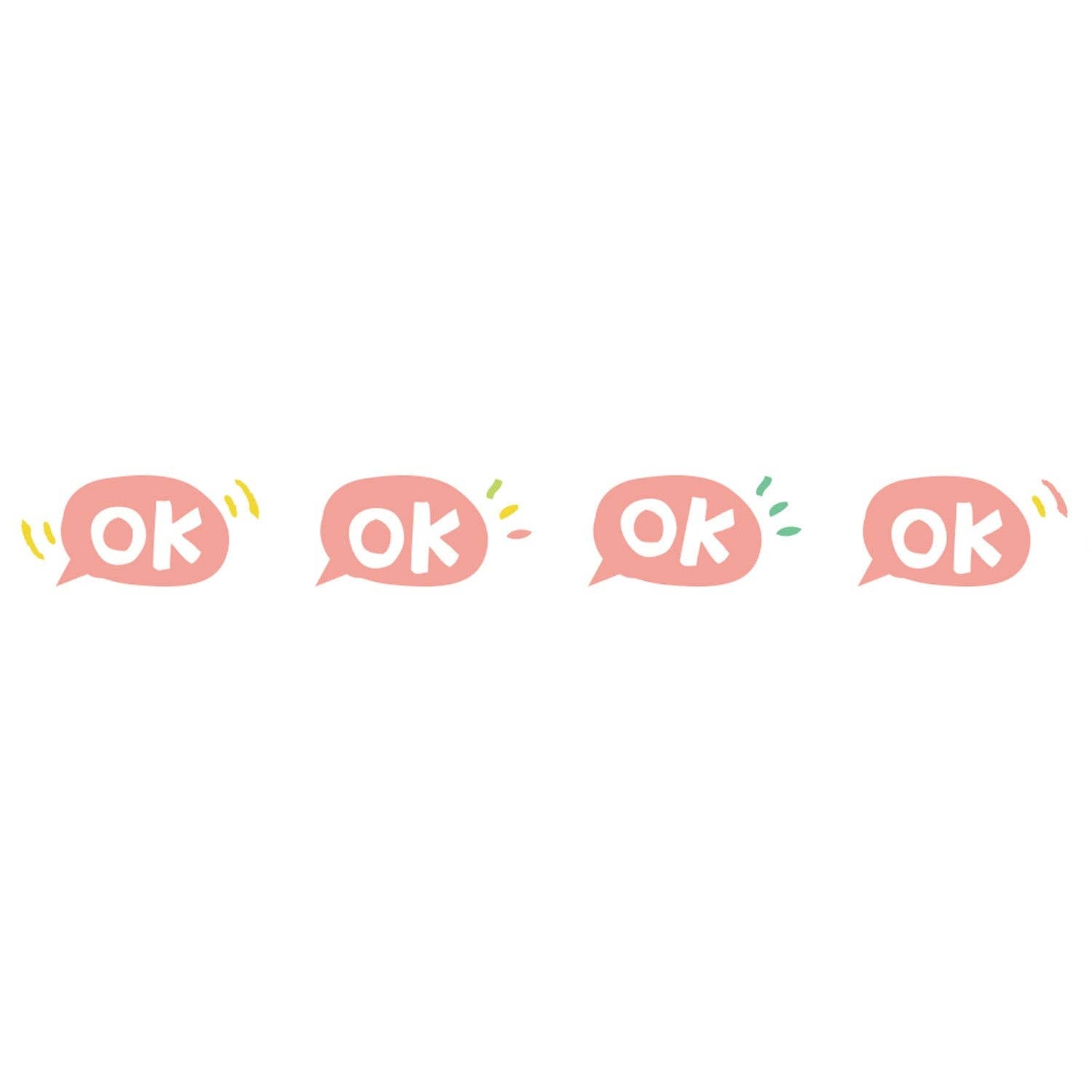 Petit Deco Tape: Ok - Metallic
