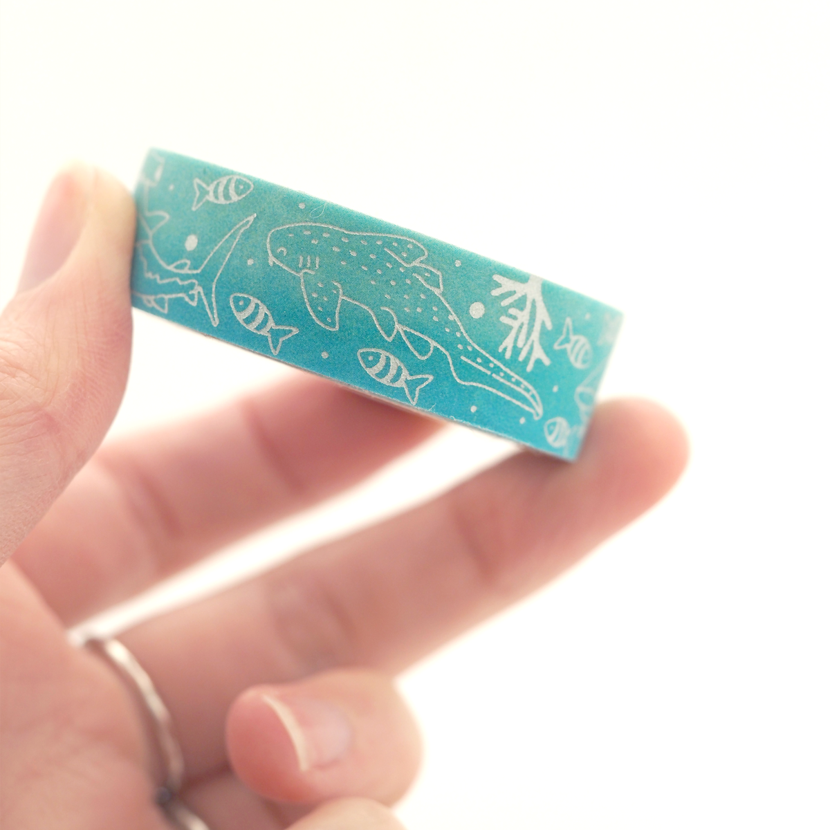 Shark Single Roll Washi Tape by Shoal | Papertail Fox