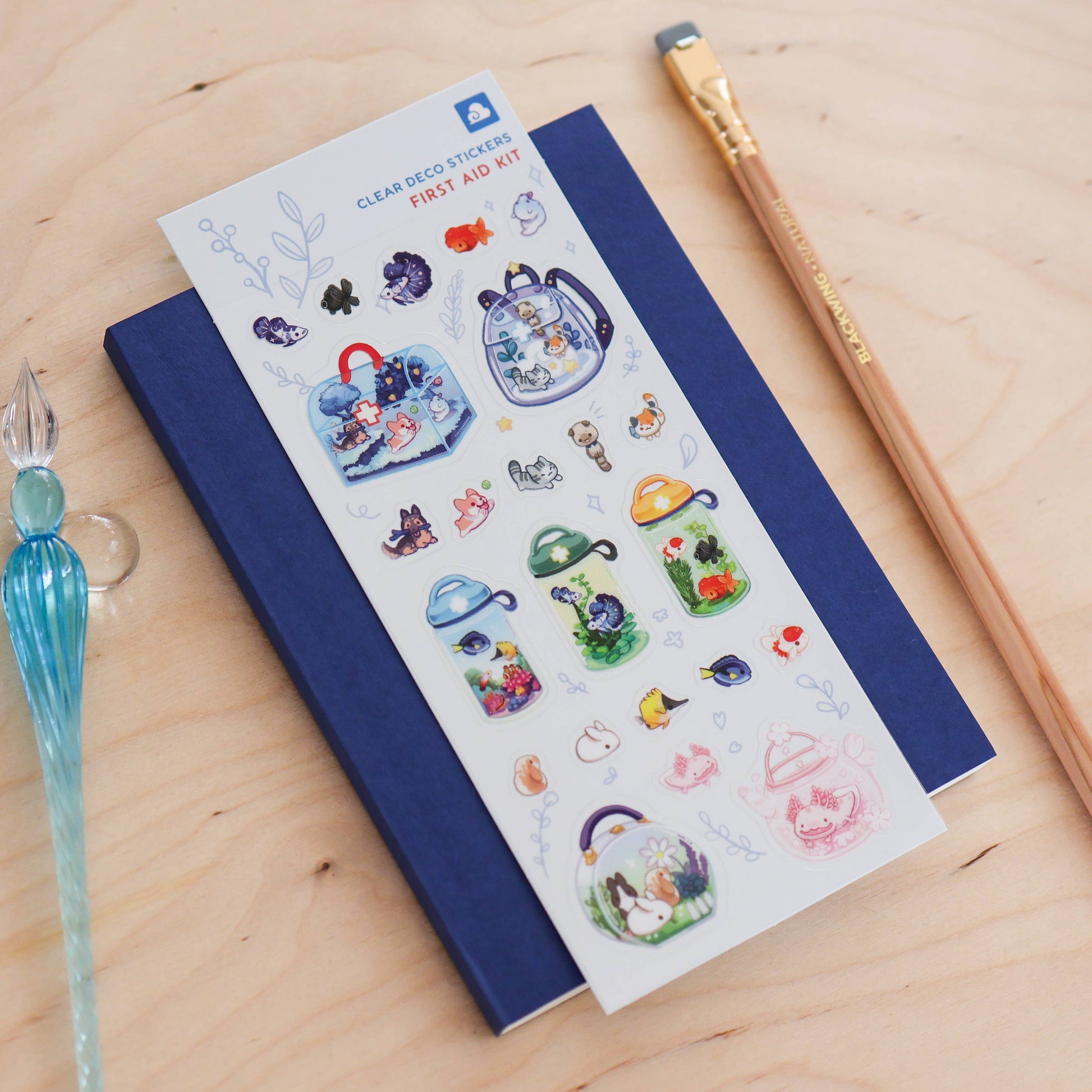 First Aid Kit Clear Sticker Sheet by Thousand Skies | Papertail Fox