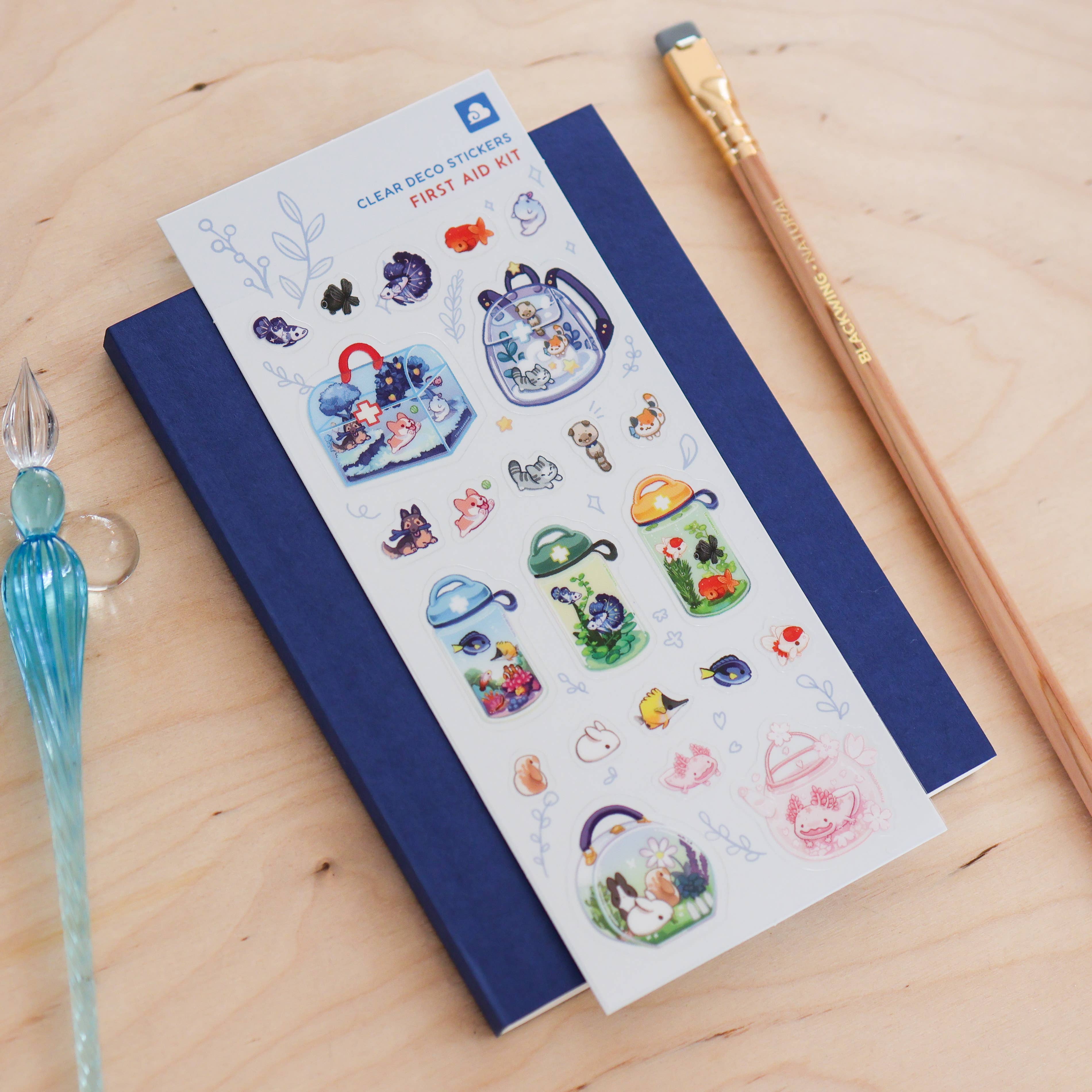 First Aid Kit Clear Sticker Sheet by Thousand Skies | Papertail Fox