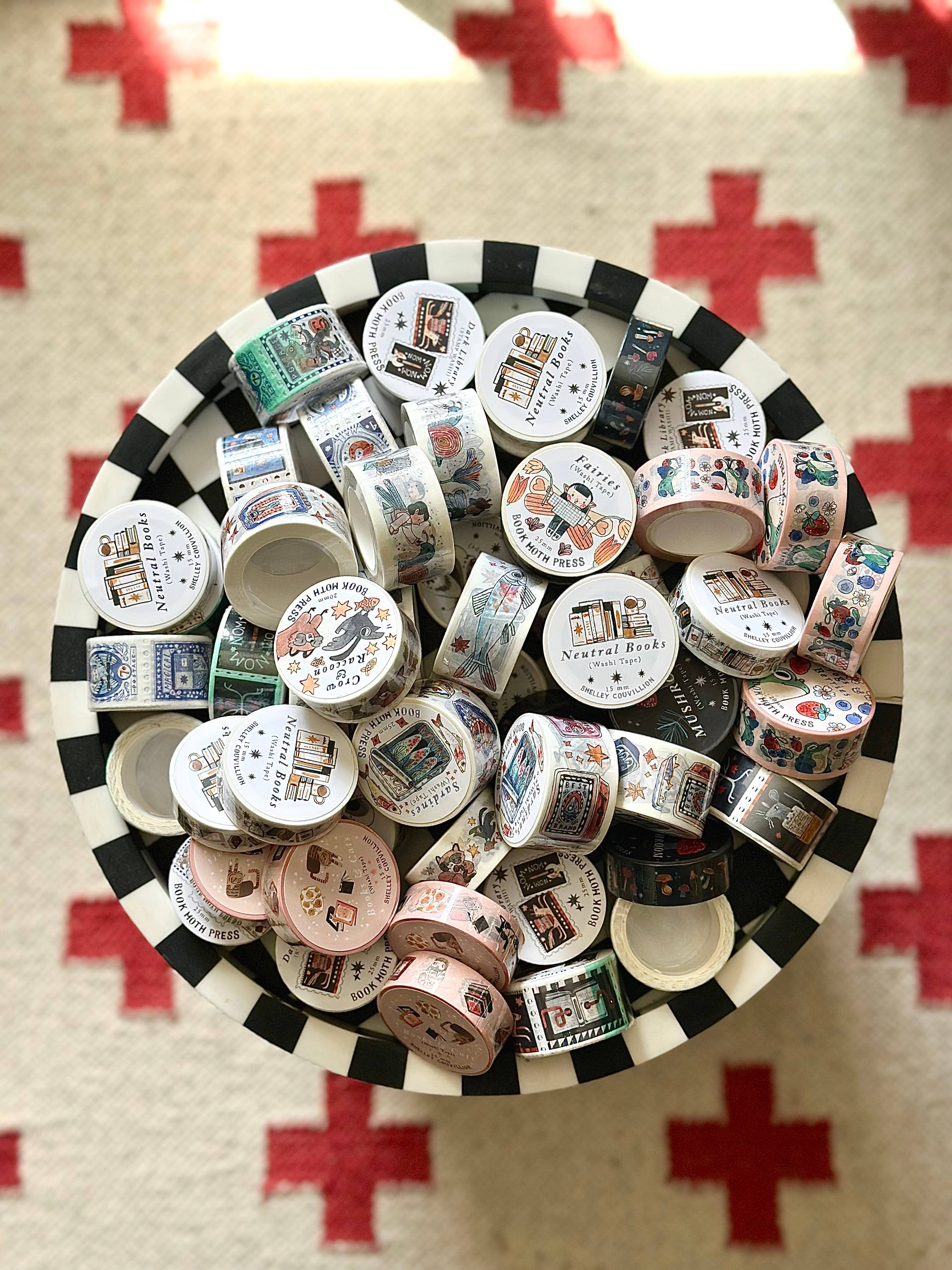 Mushrooms in Autumn Washi Tape