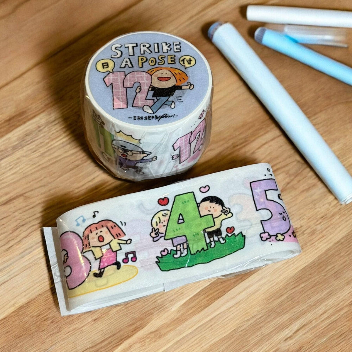 Strike a Pose Washi Tape | RiN! Studio