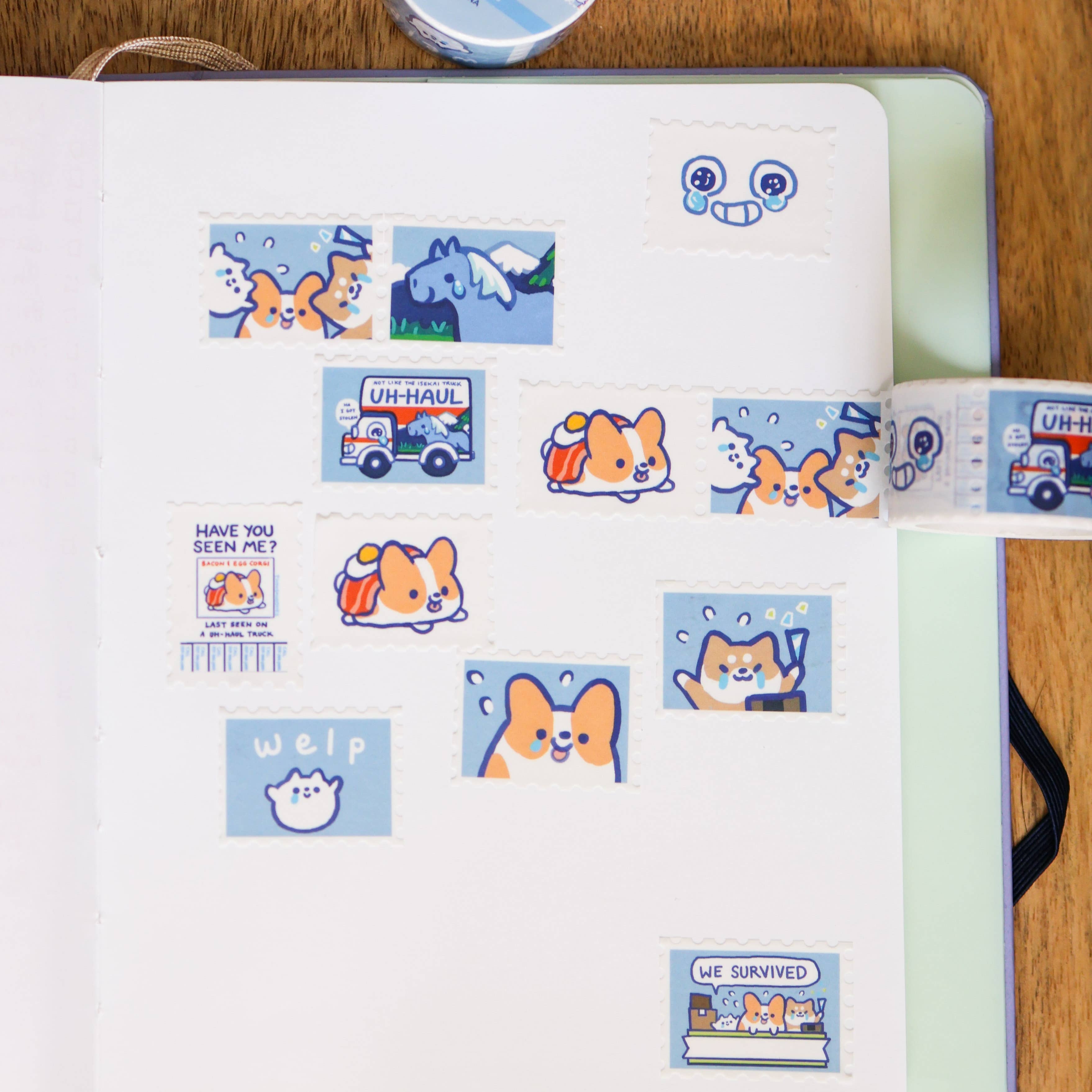 Thousand Skies Stolen Truck Stamp Washi Tape - 25mm