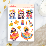 Catrina Sticker Sheet | Penpaling Paula