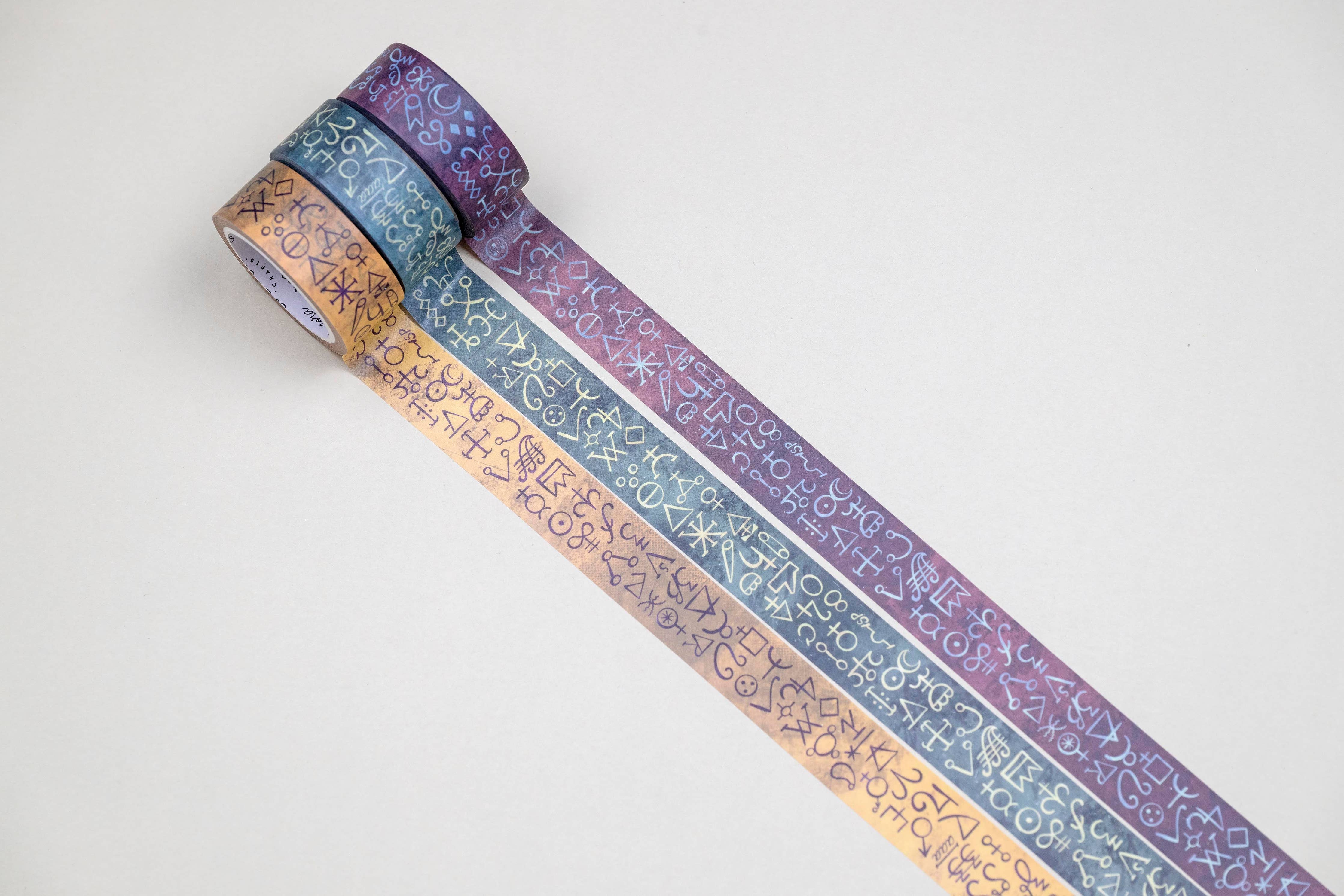 Alchemy Symbols Washi Tape Set | CoraCreaCrafts