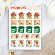 Vintage Post Sticker Sheet | Penpaling Paula