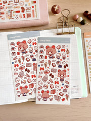 School Days Sticker Sheet no.047 - Papertail Fox