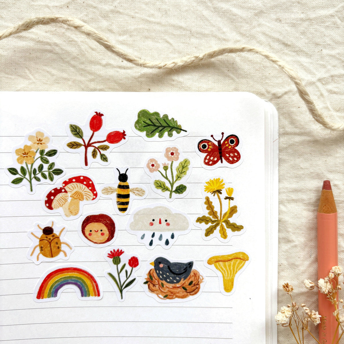 Nature Sticker Sheet | Och Monika