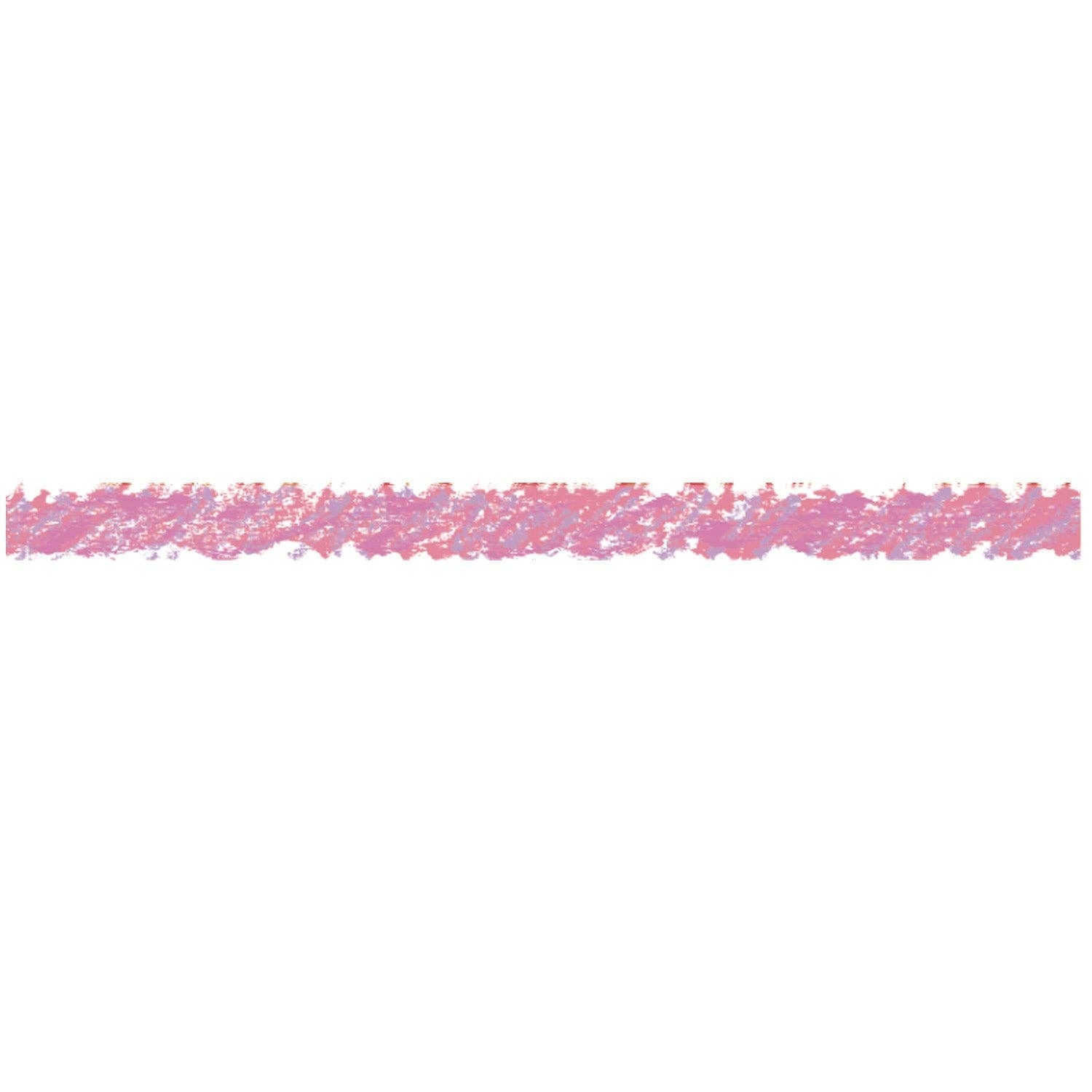 PLUS Deco Rush Tape in Pencil Marking Pink design showing a textured pink crayon-style underline