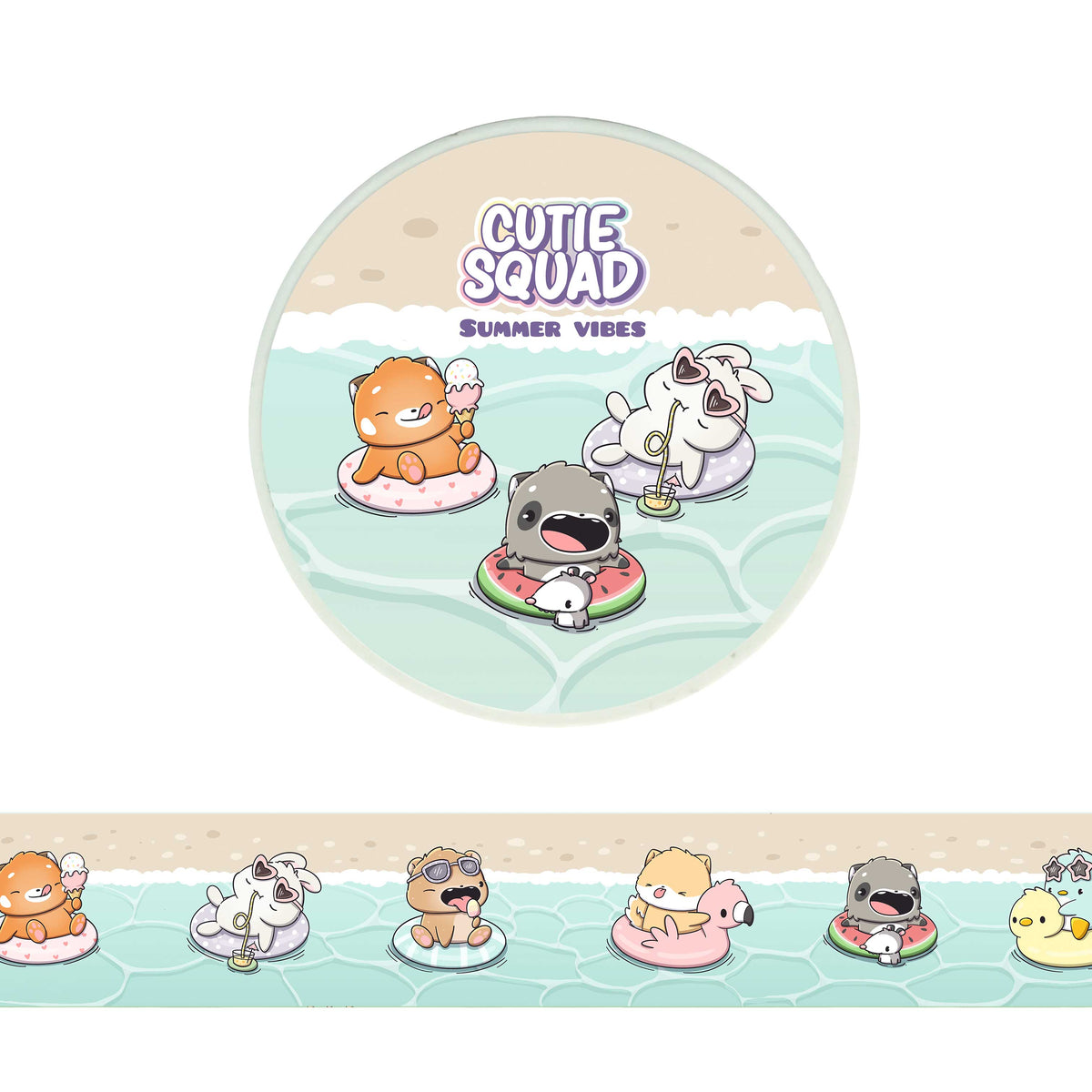 Summer Vibes Washi Tape by CutieSquad | Papertail Fox