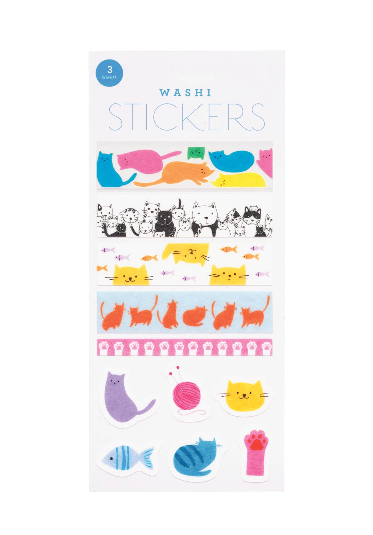 Cats Washi Stickers by Girl of All Work | Papertail Fox