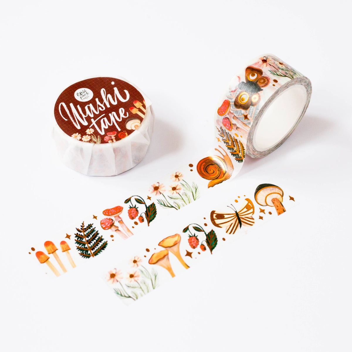 Golden Forest Washi Tape by Wild Pencil Studio | Papertail Fox