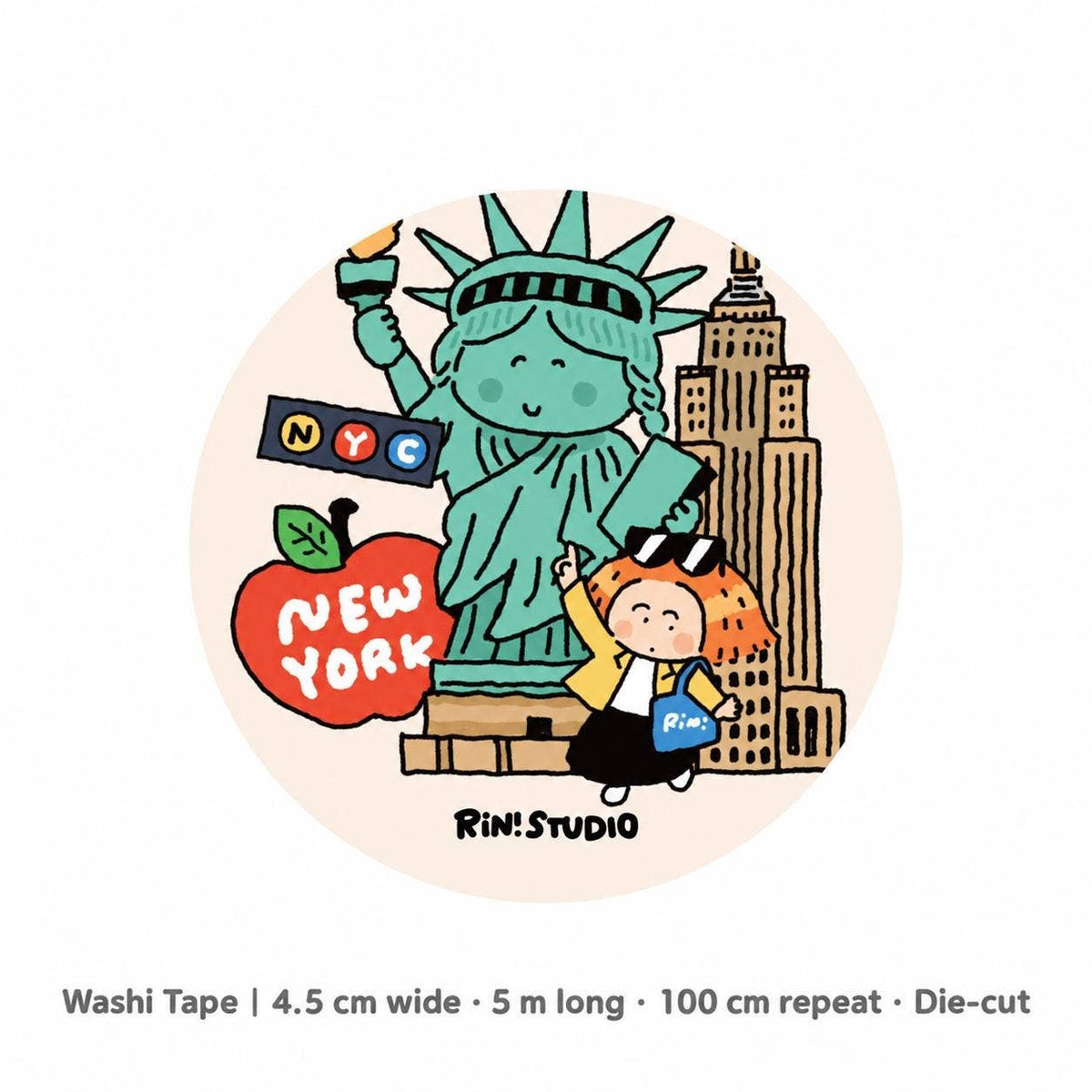 New York Die-Cut Washi Tape | RiN! Studio