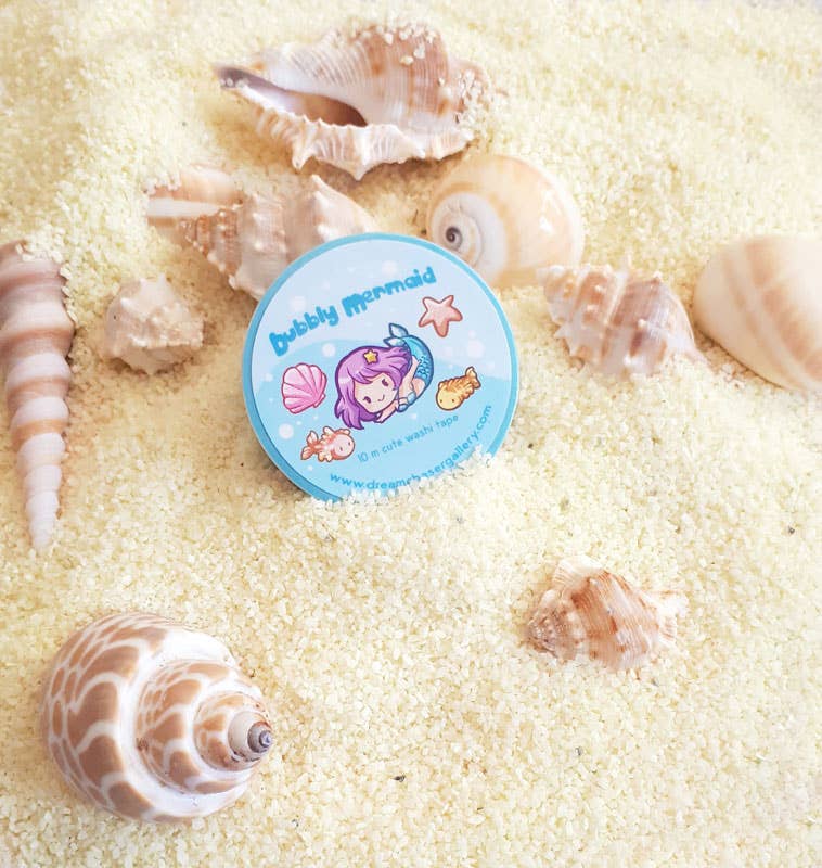 Cute Bubbly Mermaids Washi Tape