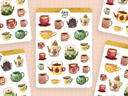 Autumn Mugs Sticker Sheet by Wild Pencil Studio | Papertail Fox