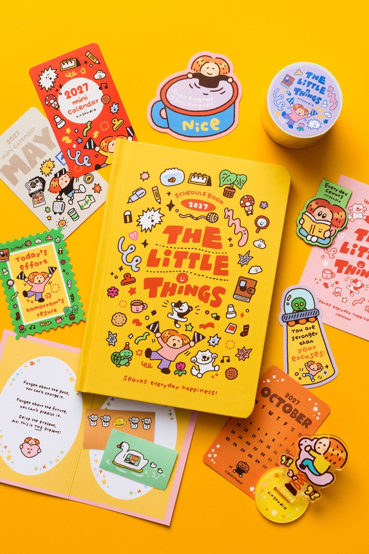 The Little Things 2027 Planner by RiN! Studio | Papertail Fox