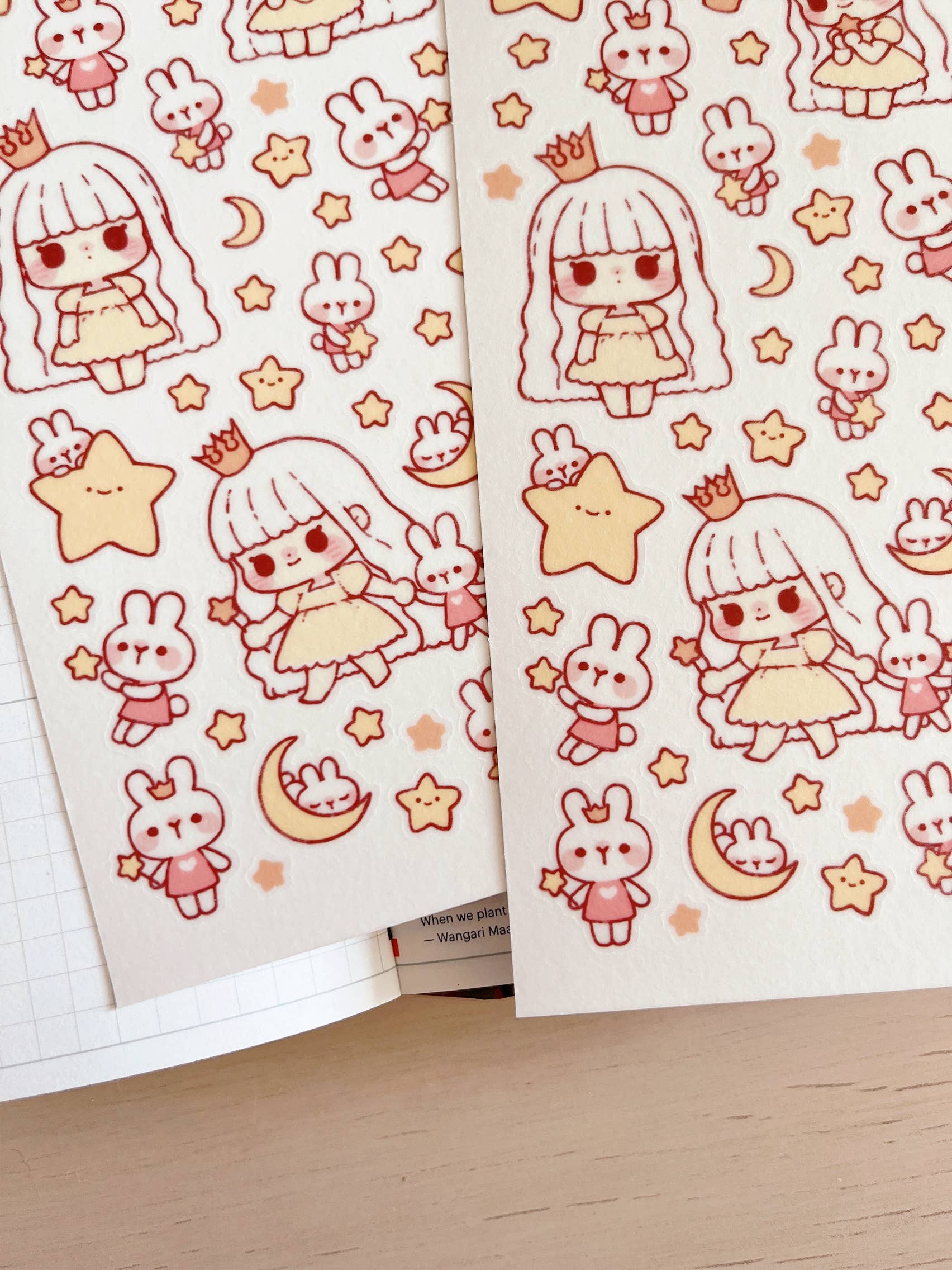 Star Girl Sticker Sheet no.057