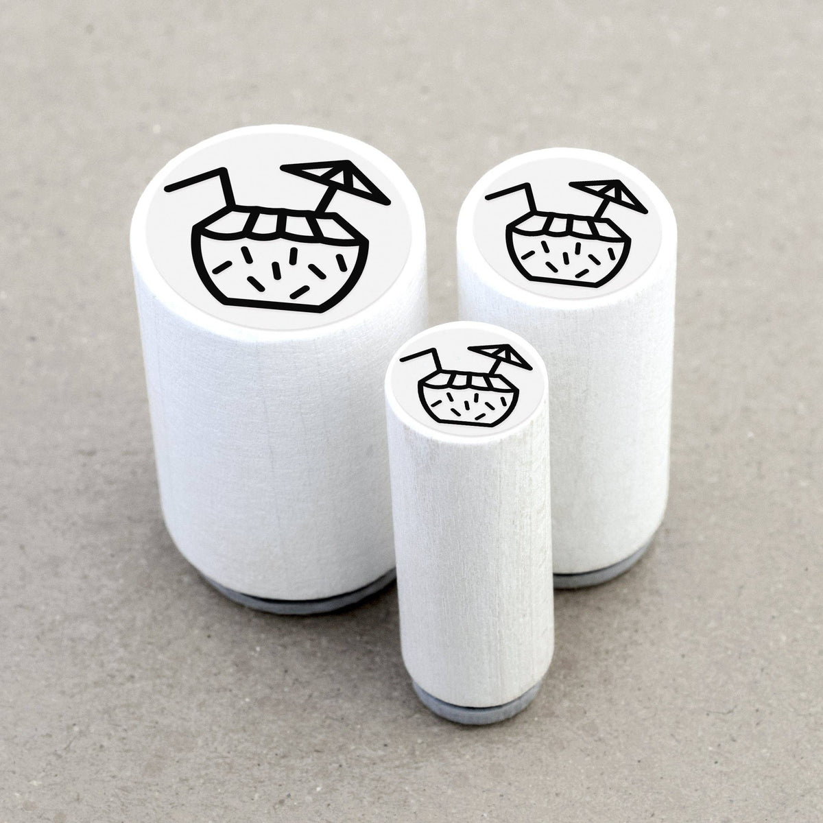 Coconut Drink Mini Stamp | Merry & Bright