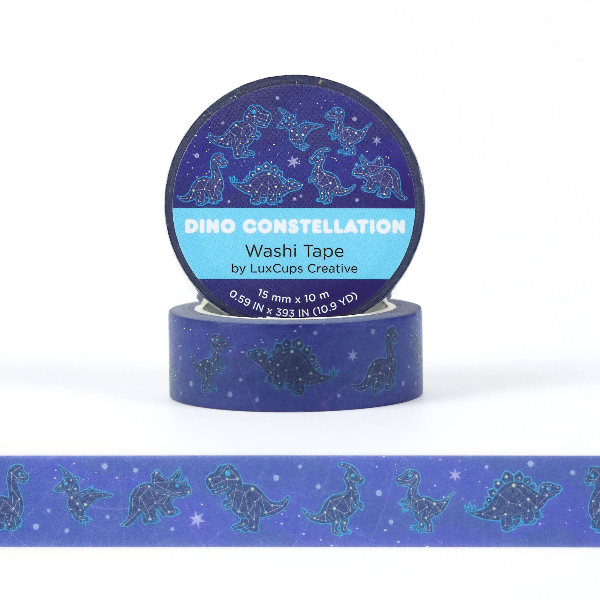 Dino Constellation Washi Tape by LuxCups Creative | Papertail Fox