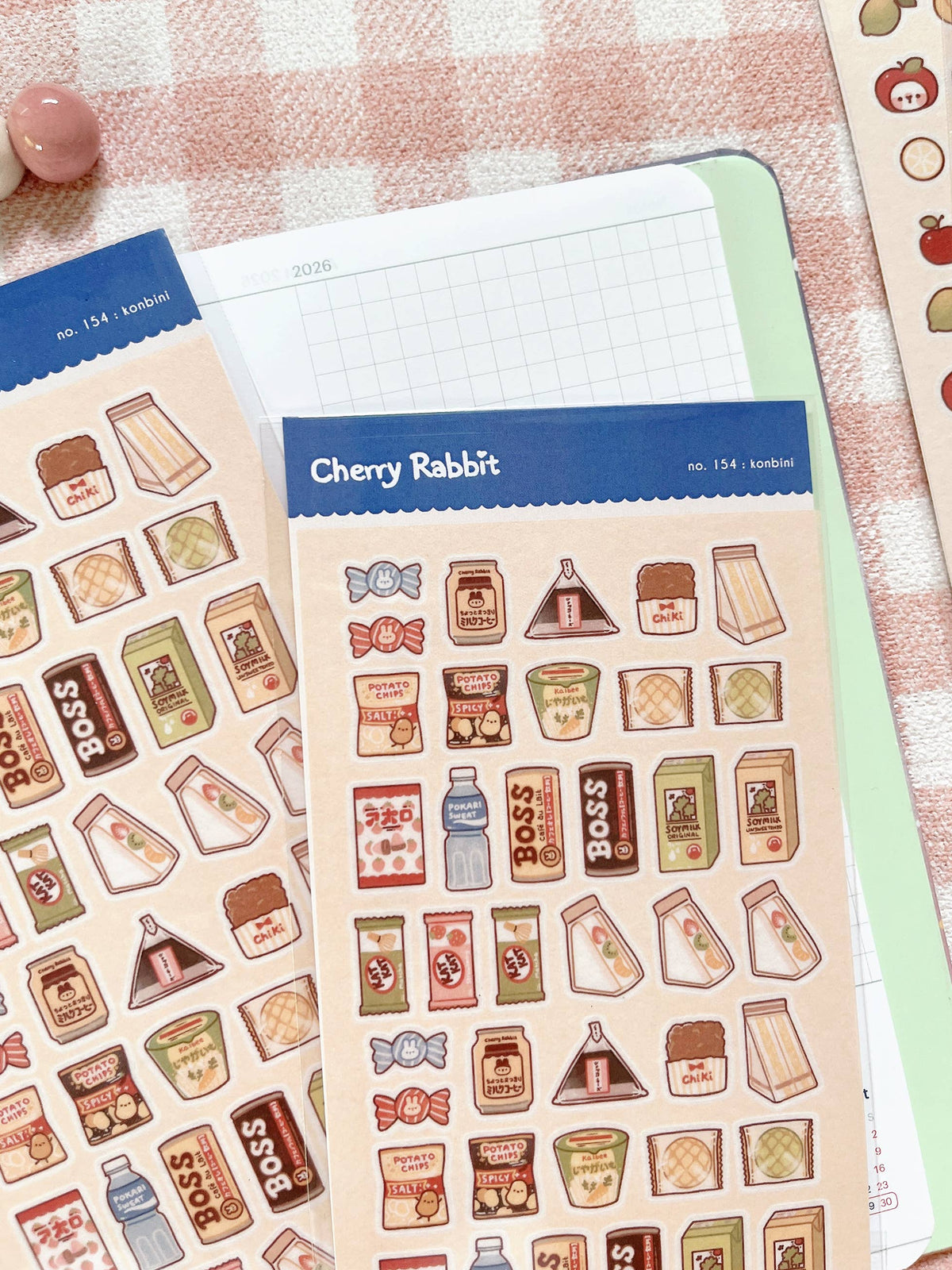 Konbini Sticker Sheet no.154 by Cherry Rabbit | Papertail Fox