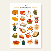 Fall Baking Sticker Sheet by Och Monika | Papertail Fox