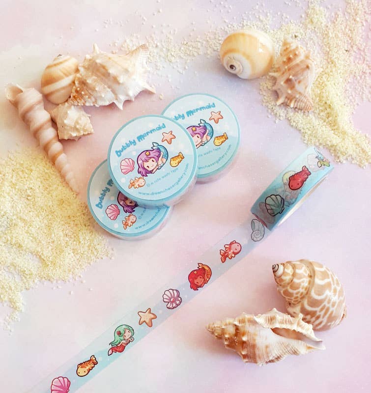 Cute Bubbly Mermaids Washi Tape