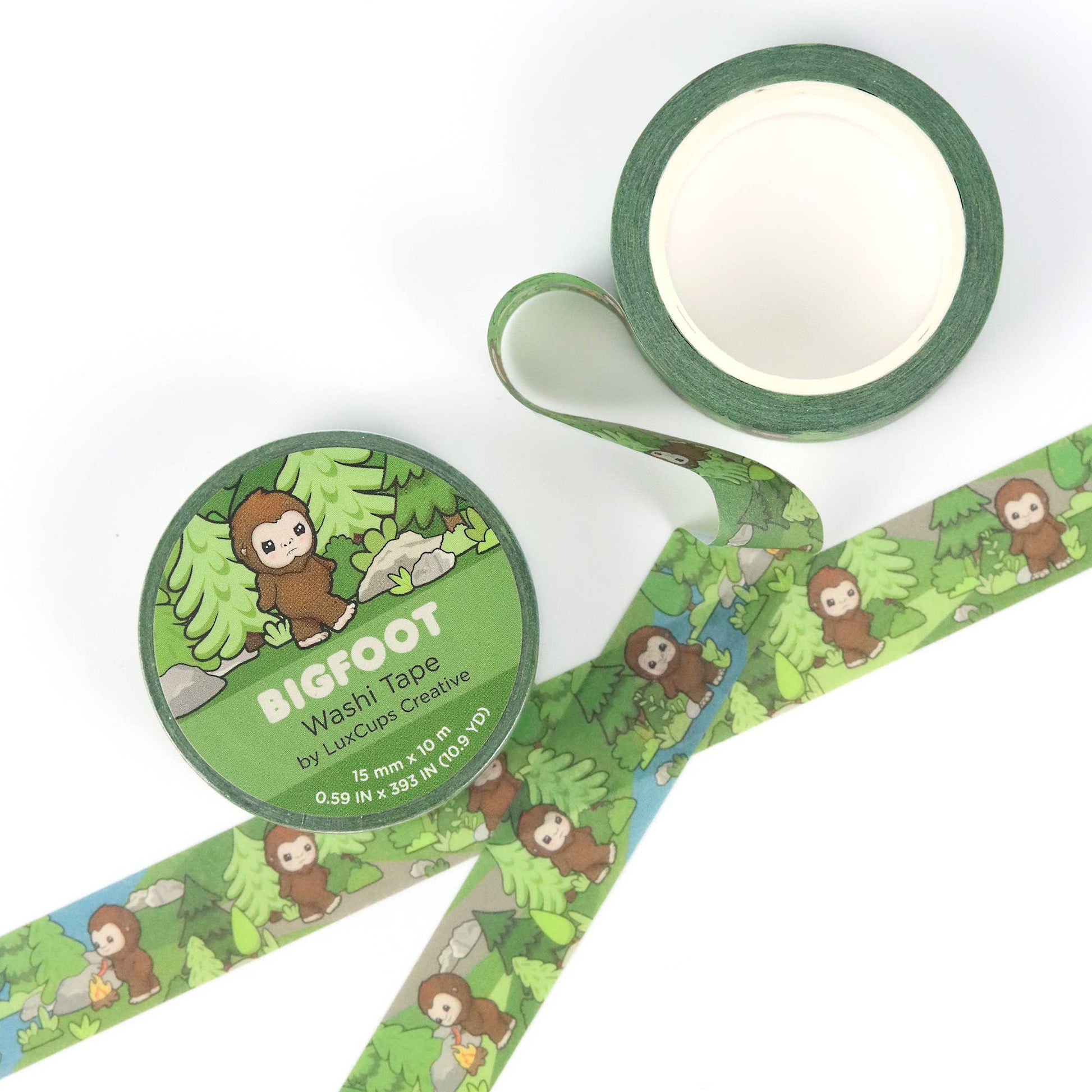 Bigfoot Washi Tape by LuxCups Creative | Papertail Fox