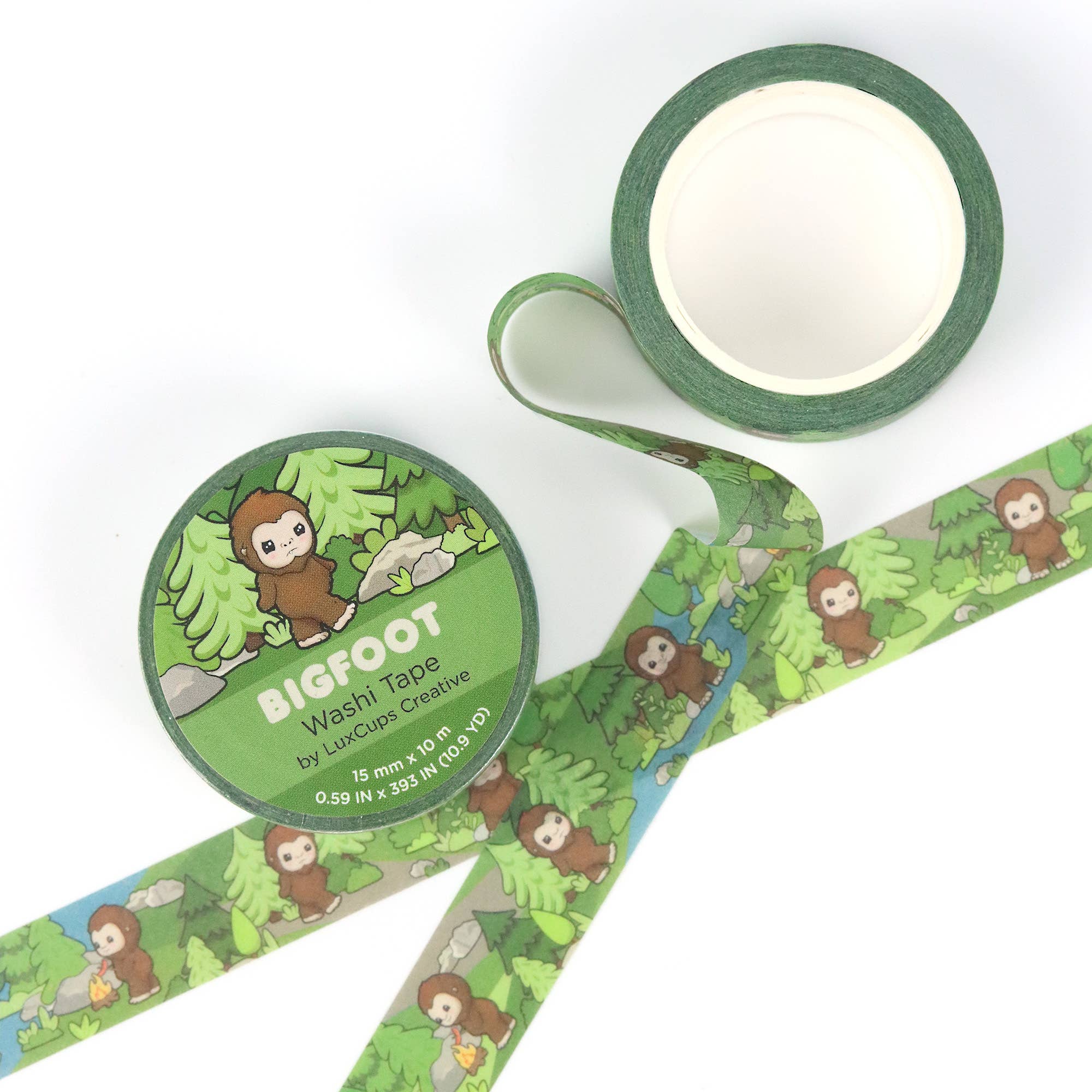 Bigfoot Washi Tape by LuxCups Creative | Papertail Fox