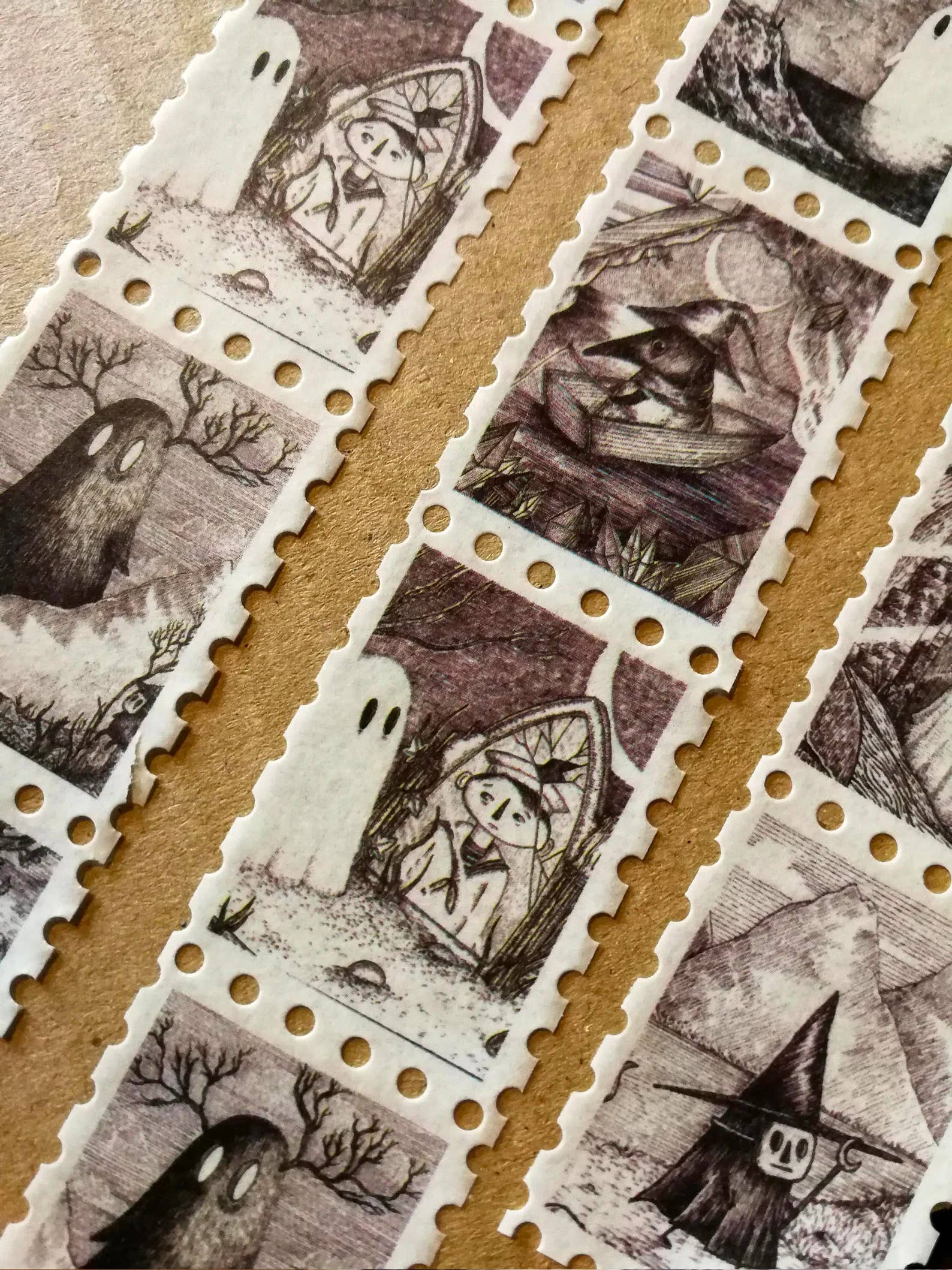 Fragments Fantasy Art Stamps Washi Tape: Tape 1 by Jon Turner | Papertail Fox