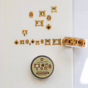 Thousand Skies Meowster Piece PET Tape - 15mm Foil Accents