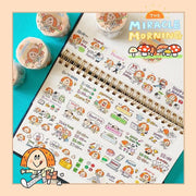 Miracle Morning Work Diary Washi Tape by RiN! Studio | Papertail Fox