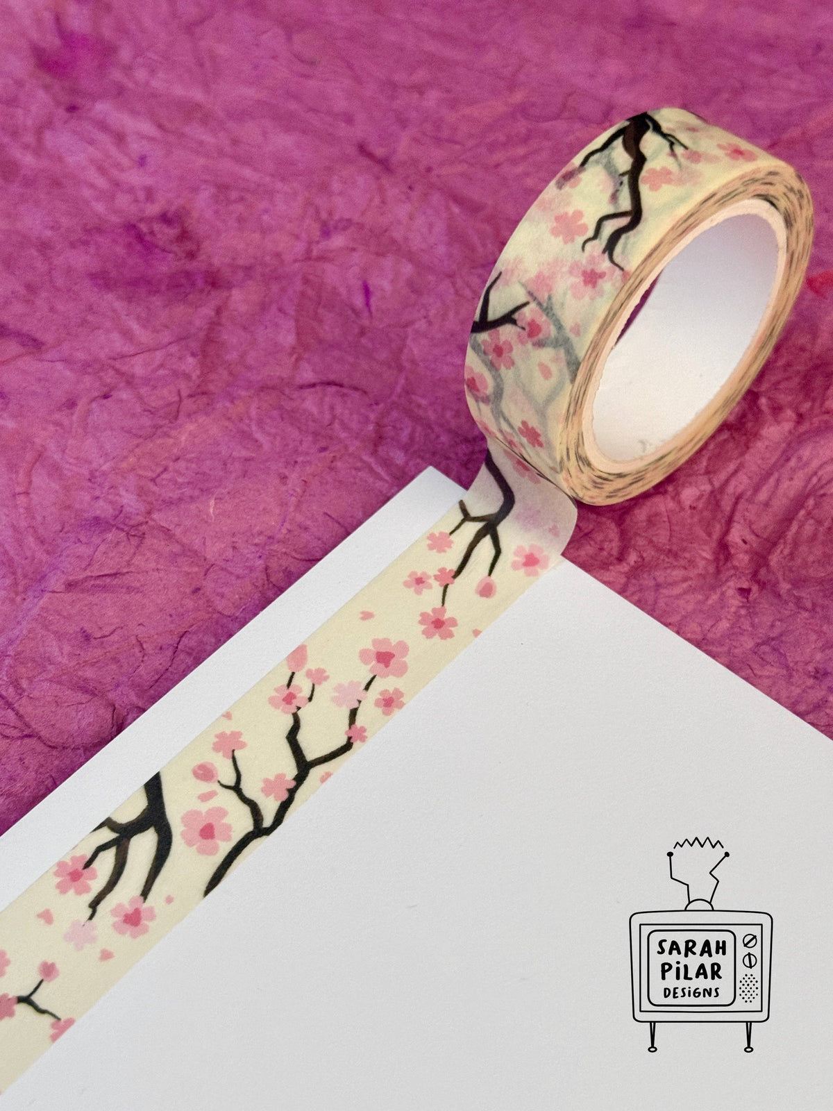 Cherry Blossom Washi Tape by Sarah Pilar | Papertail Fox