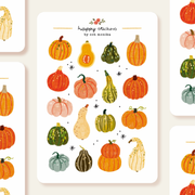 Pumpkins Sticker Sheet by Och Monika | Papertail Fox