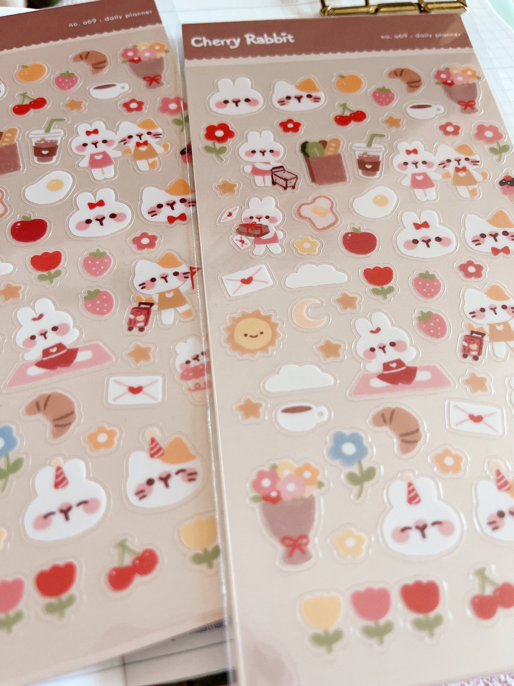 Daily Planner Sticker Sheet no.069 by Cherry Rabbit | Papertail Fox