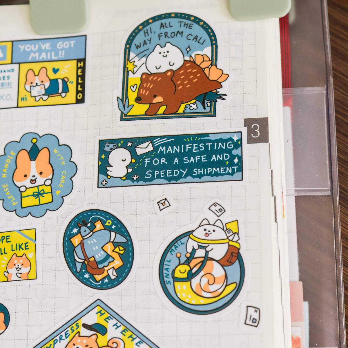 Delivery Service Clear Sticker Sheet | Thousand Skies