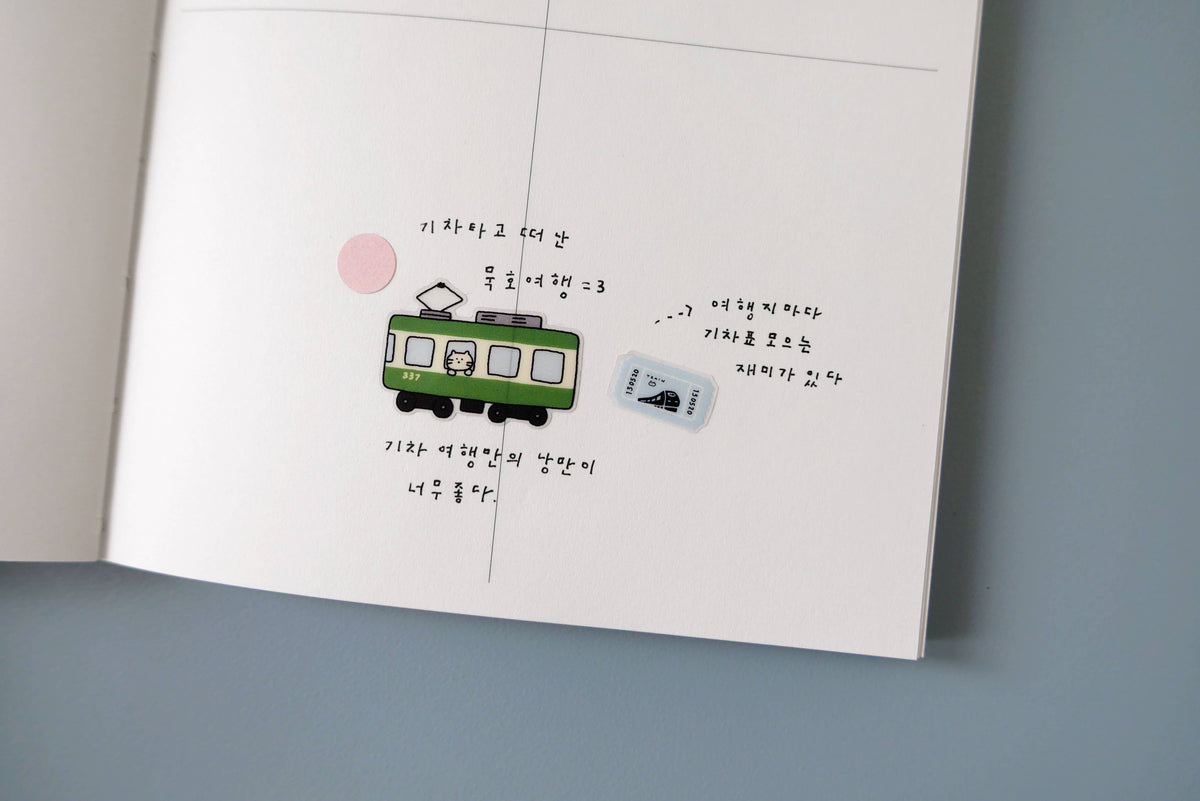 Cat's Travel Log Sticker Sheet by Suatelier