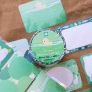 Ducks in Koi Pond Paper Roll Labels by Thousand Skies | Papertail Fox