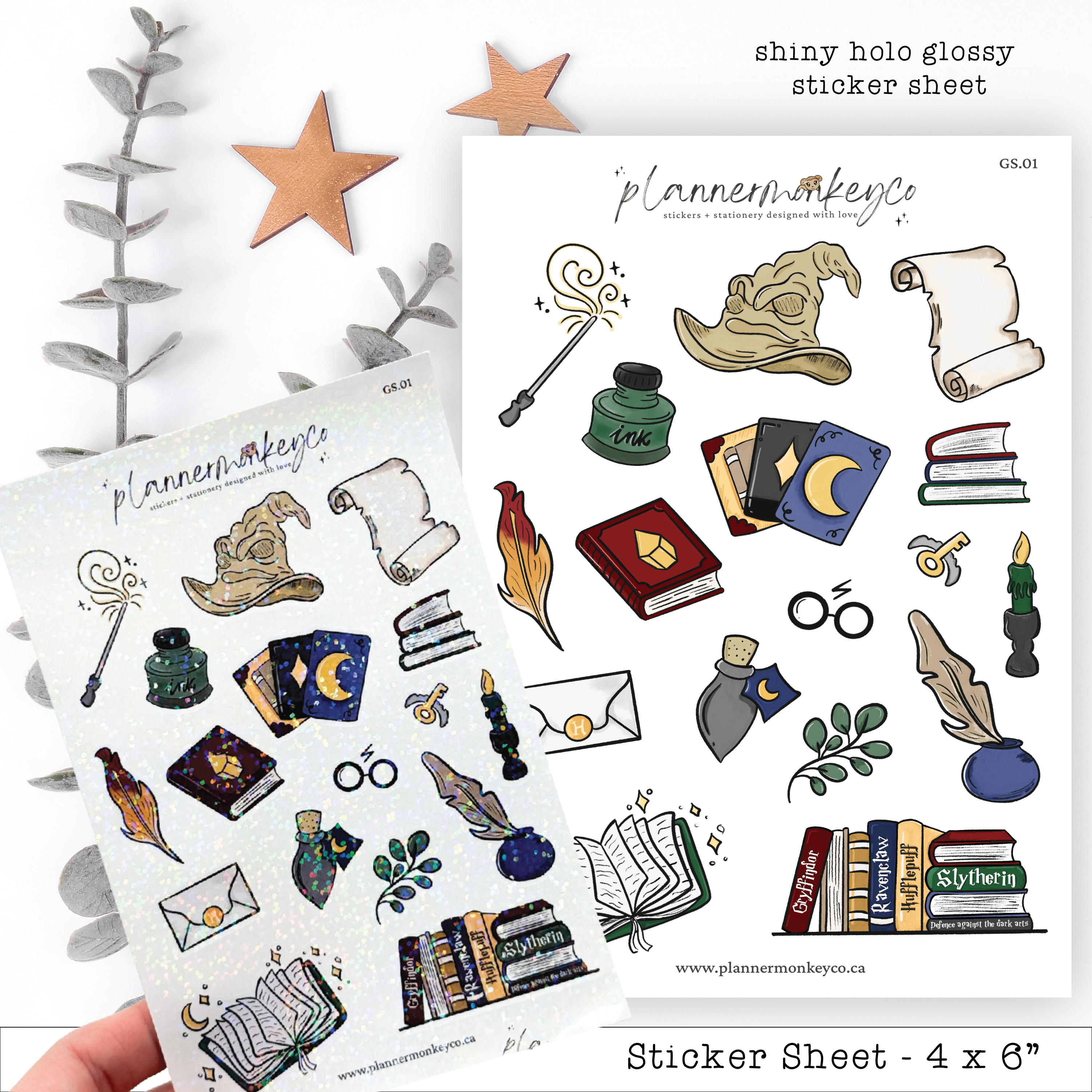 Ministry of Plans Holographic Deco Stickers | Planner Monkey Co
