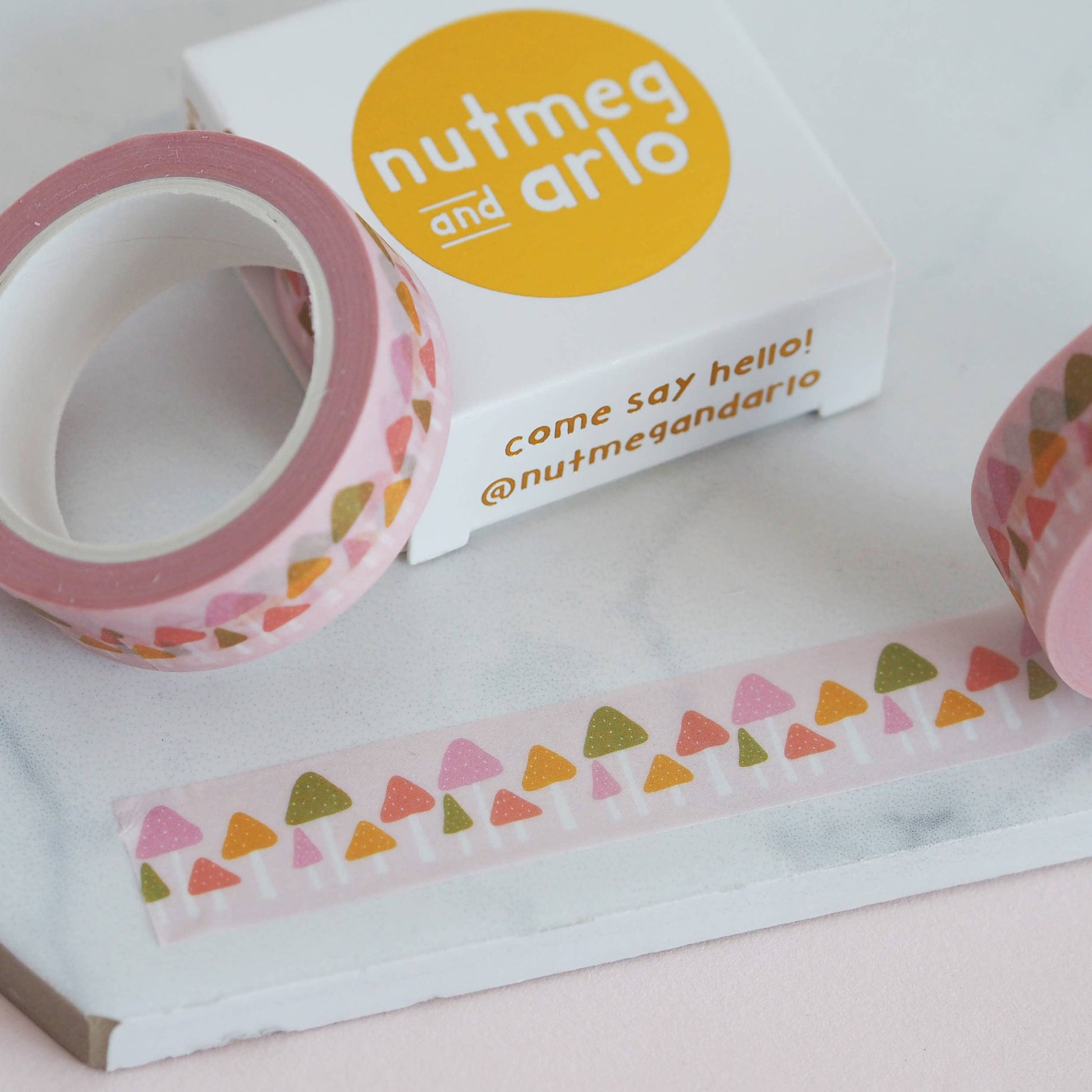 Toadstool Washi Tape by Nutmeg and Arlo | Papertail Fox