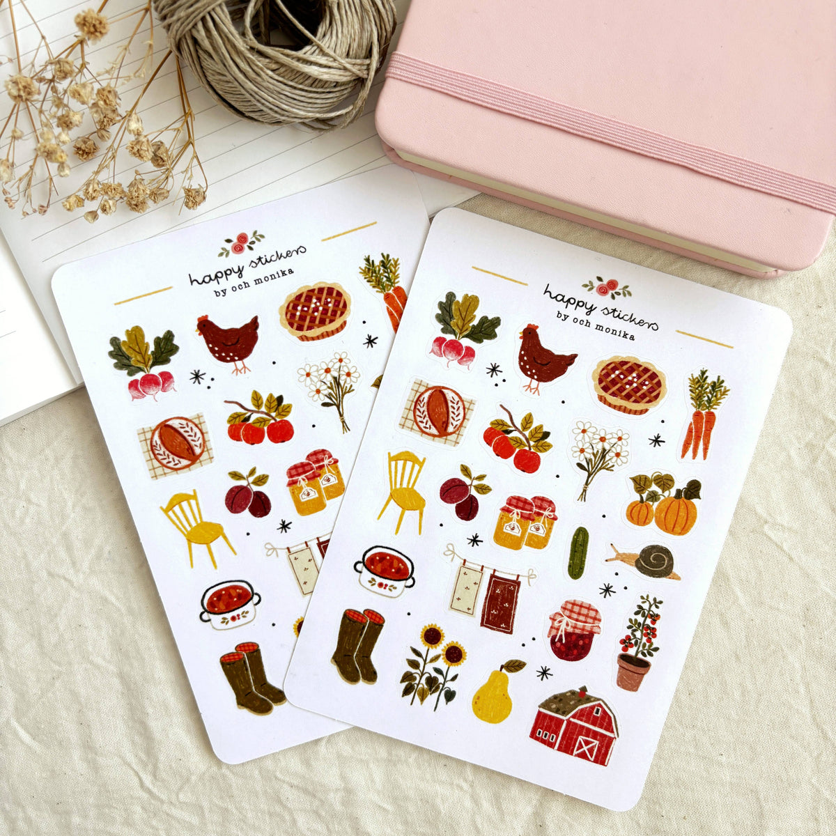 Countryside Sticker Sheet | Och Monika