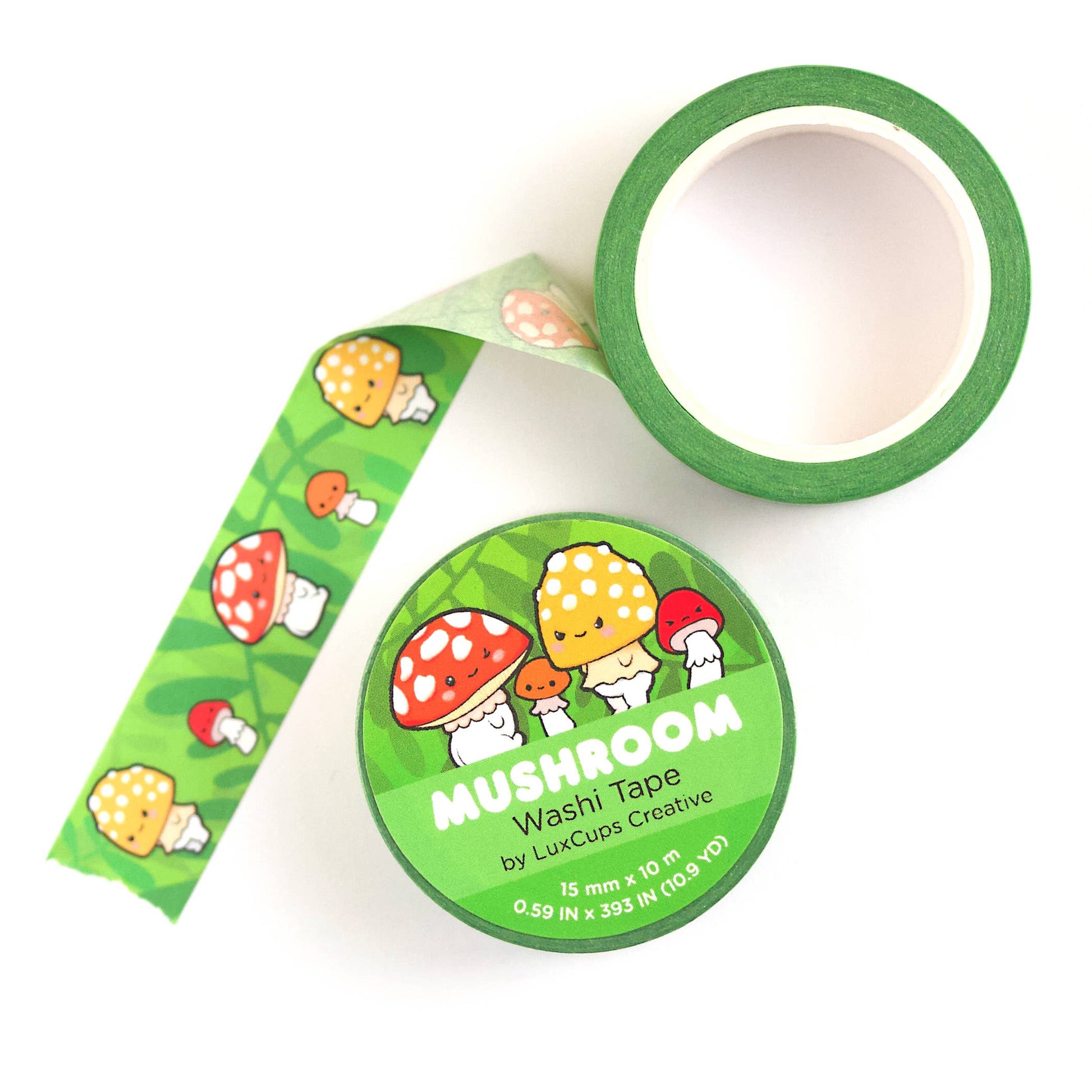 Mushroom Washi Tape by LuxCups Creative | Papertail Fox