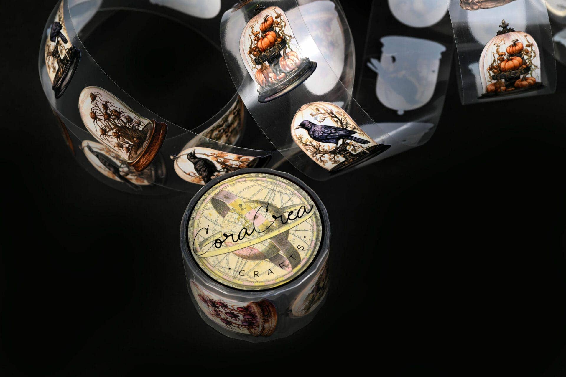 Specimen Domes Transparent Tape | CoraCreaCrafts
