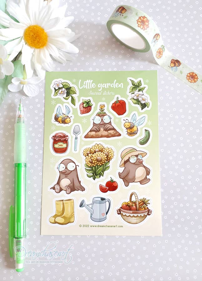 Little garden Sticker sheet