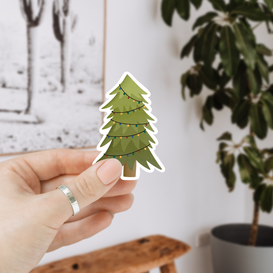 Pine Tree Vinyl Sticker | Tilda & Theo