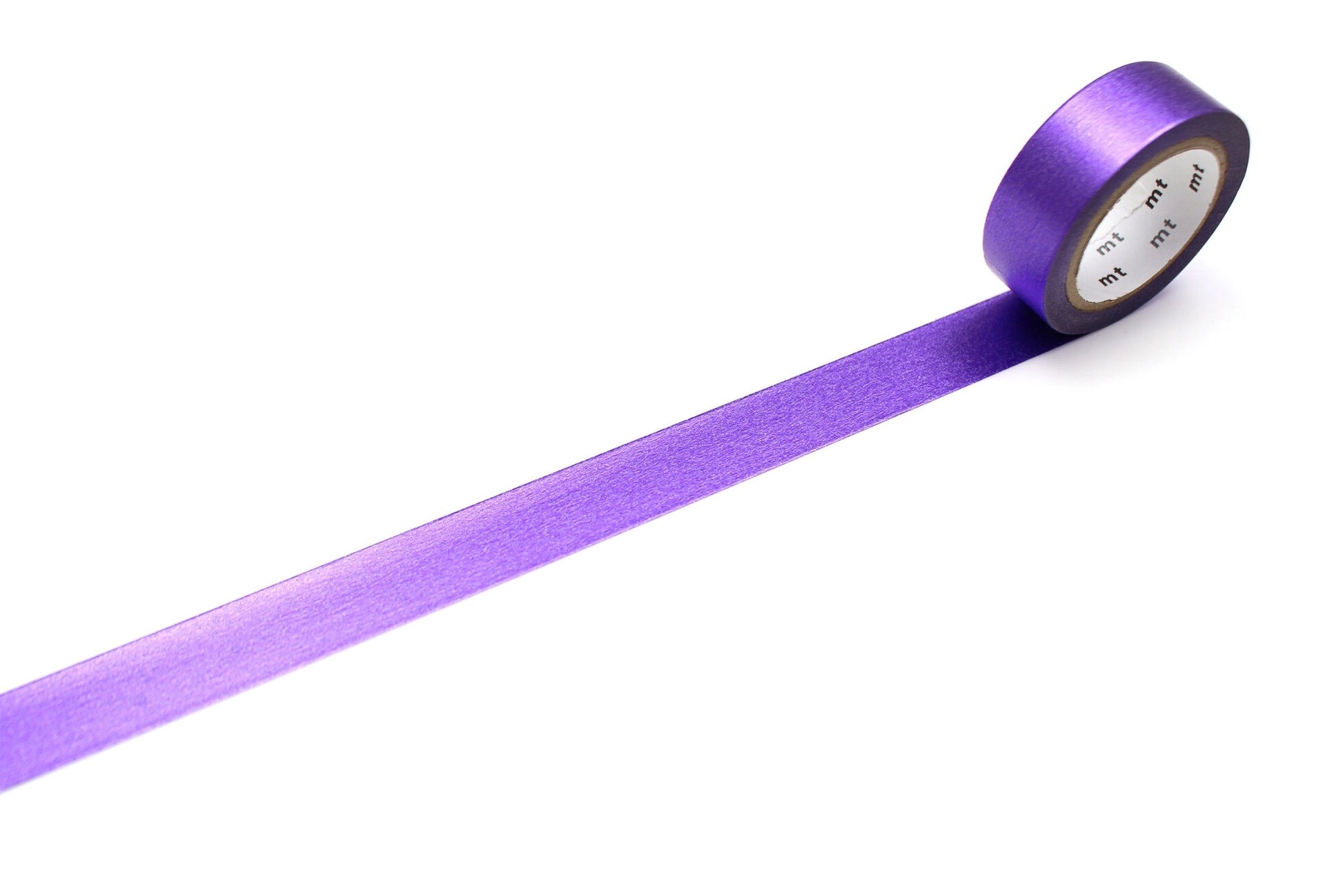 High brightness purple washi tape by MT | solid vibrant purple color | Papertail Fox